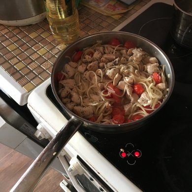 Паста с курицей - Шаг 1