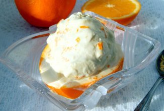 Апельсиновое мороженое