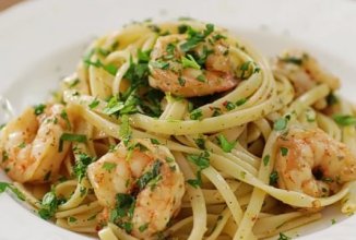 Паста с креветками