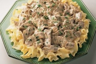 Бефстроганы на сметане