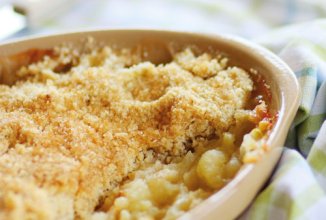 Яблочно-ванильный крамбл