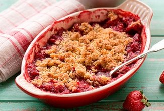 Клубничный крамбл