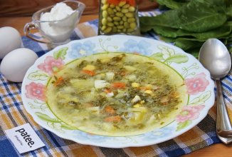 Суп из свежего щавеля