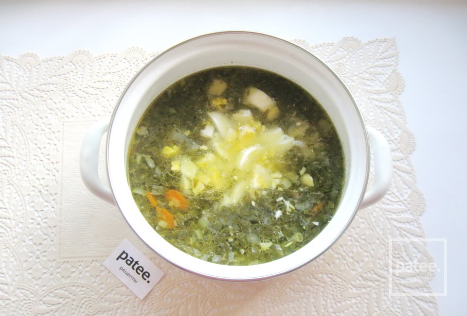 Суп из свежего щавеля - Шаг 10