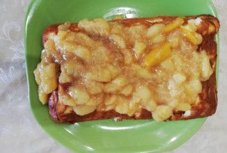 Творожная бабка с изюмом