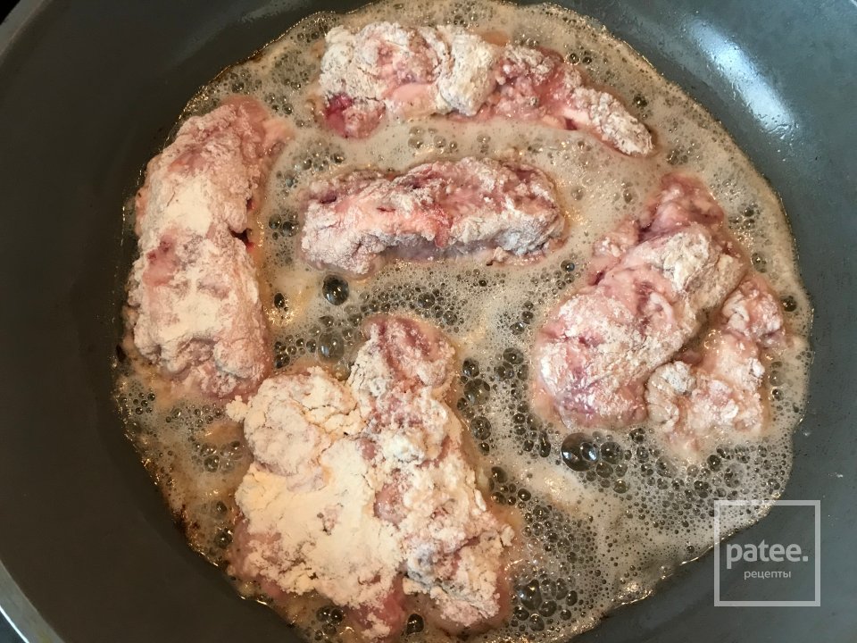 Жареные свиные мозги - Шаг 4