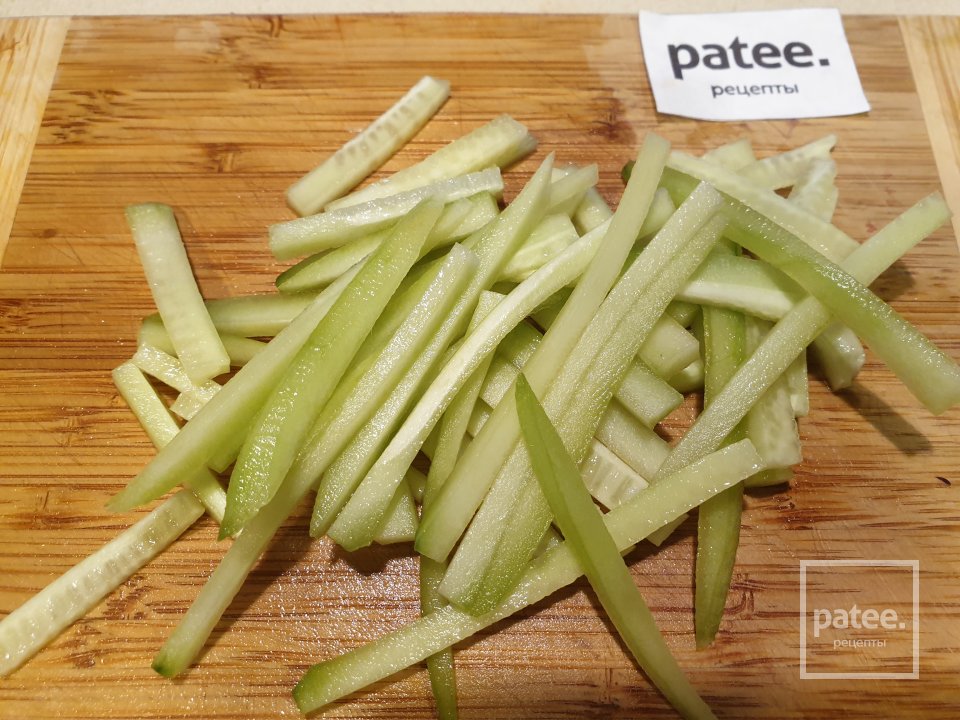 Овощной салат в азиатском стиле - Шаг 2