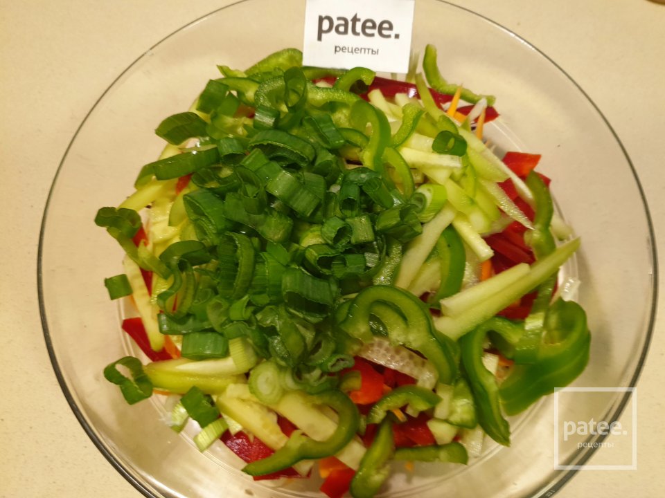 Овощной салат в азиатском стиле - Шаг 9