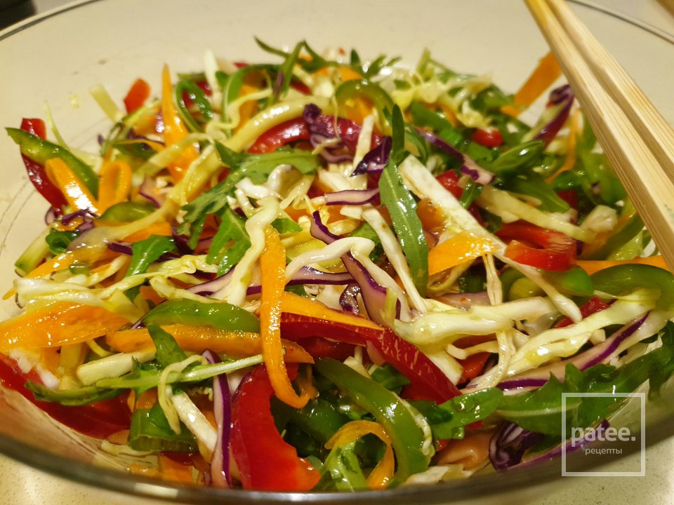 Овощной салат в азиатском стиле - Шаг 12