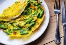 Омлет со спаржей