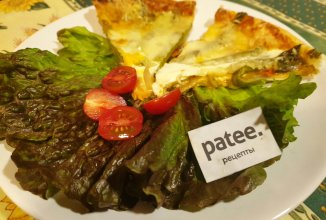 Пицца по-домашнему на слоеном тесте