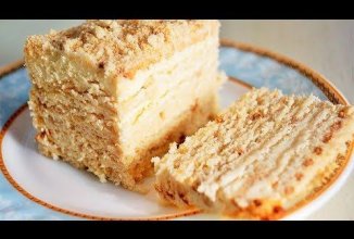 Торт "Пломбир" без выпечки