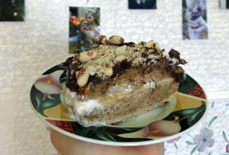 Торт с бананом