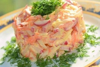 Легкий весенний салат