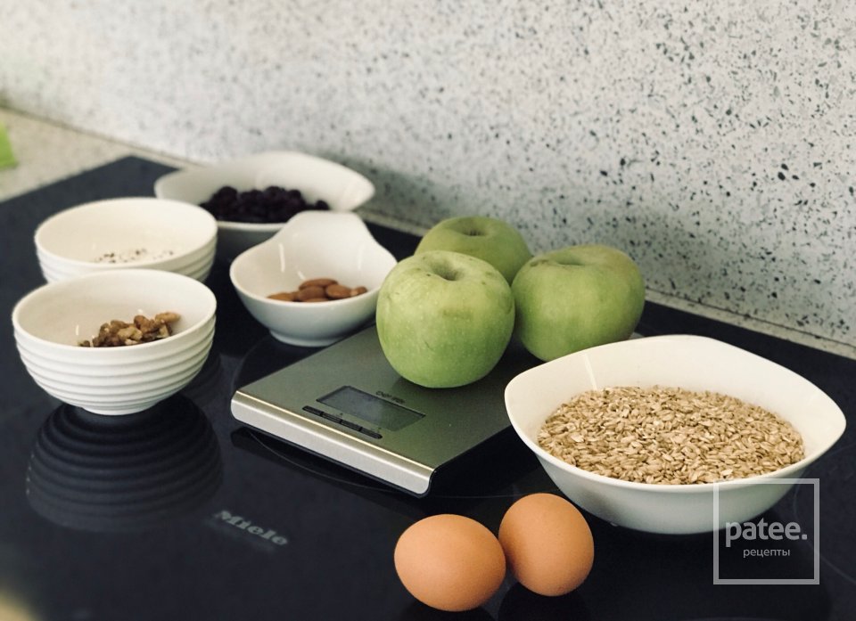 Протеиновый кекс на яблоках - Шаг 1