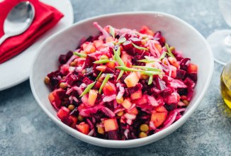 Салат "Винегрет" с квашеной капустой