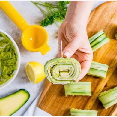 Огуречные роллы с индейкой и сыром - Шаг 4