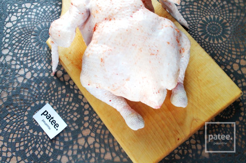 Курица, запечённая в рукаве в духовке - Шаг 2