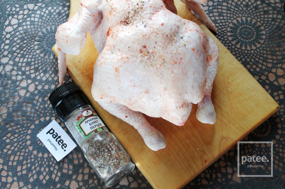 Курица, запечённая в рукаве в духовке - Шаг 3