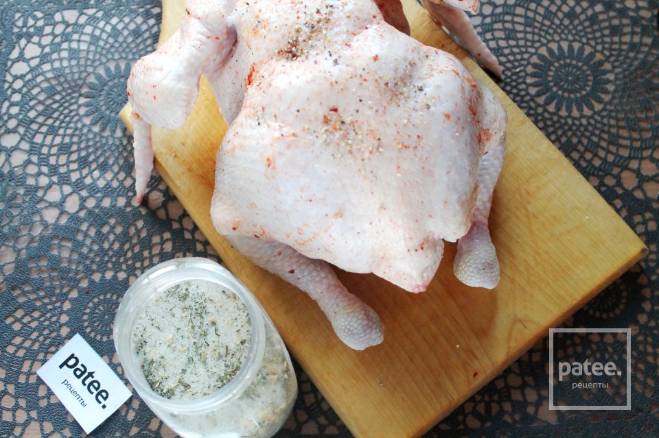 Курица, запечённая в рукаве в духовке - Шаг 4
