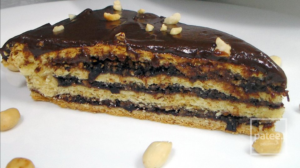 Пирог из песочного теста с джемом и орехами - Шаг 17