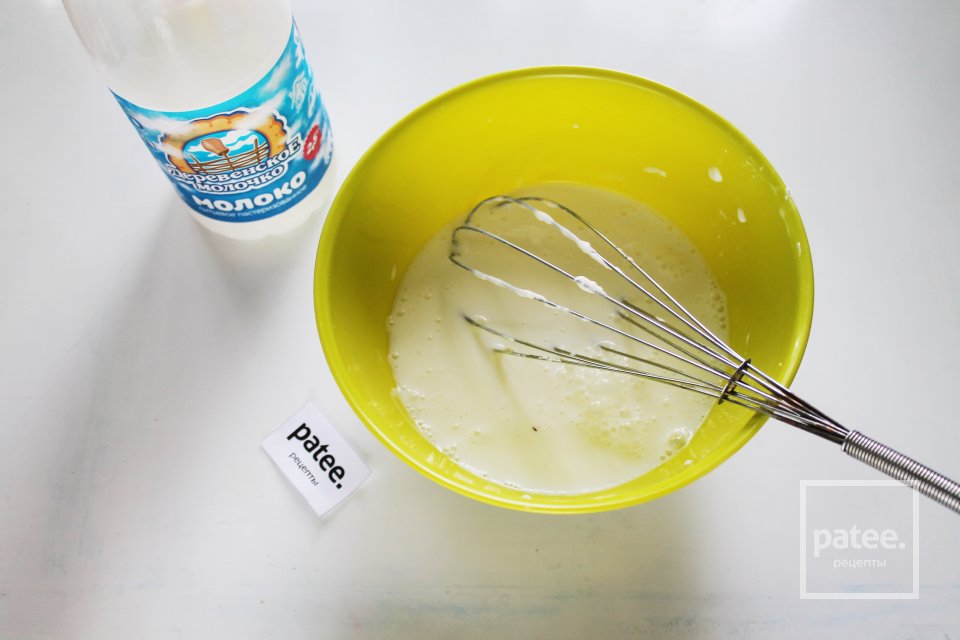 Блинчики ванильные на молоке и кефире - Шаг 5