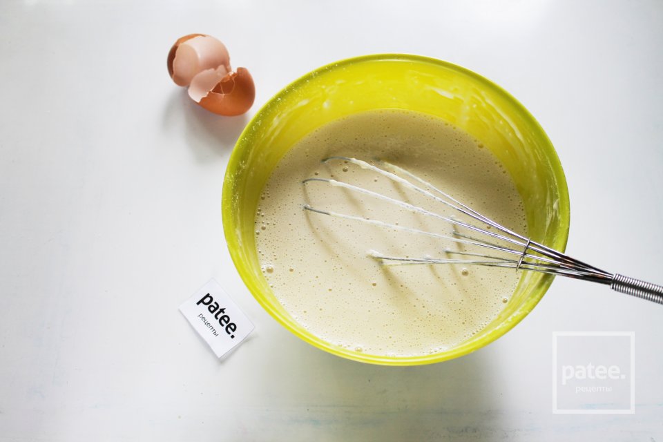 Блинчики ванильные на молоке и кефире - Шаг 8