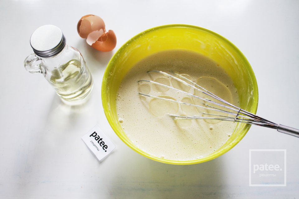 Блинчики ванильные на молоке и кефире - Шаг 9