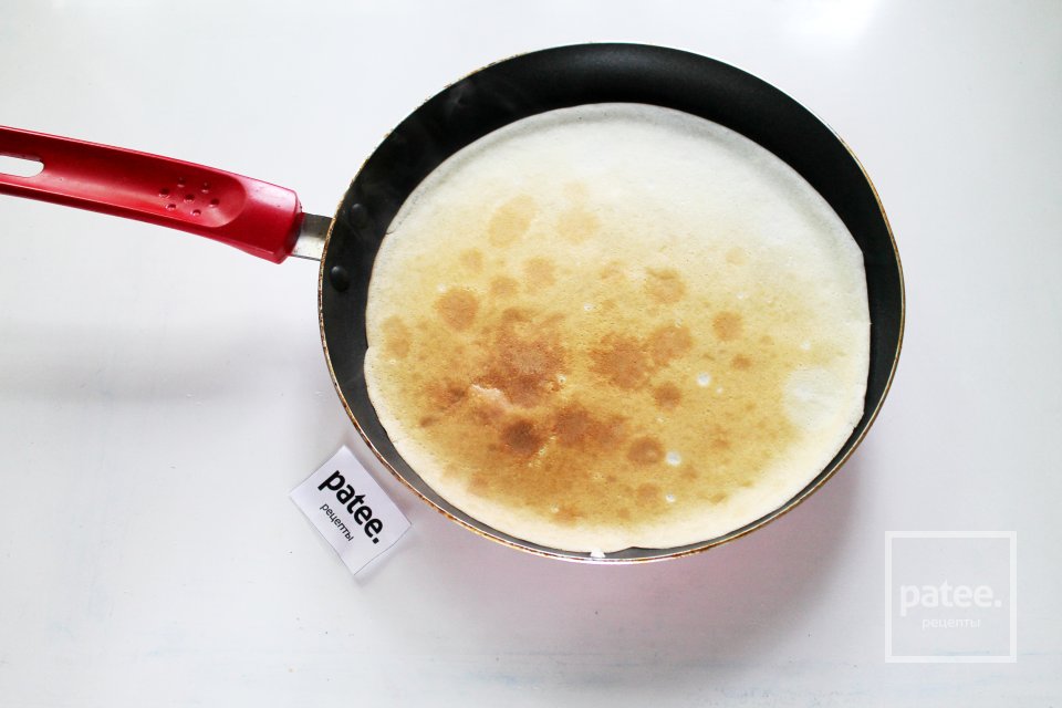 Блинчики ванильные на молоке и кефире - Шаг 12