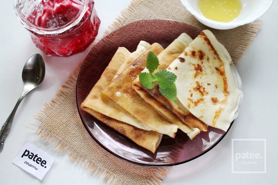 Блинчики ванильные на молоке и кефире - Шаг 13