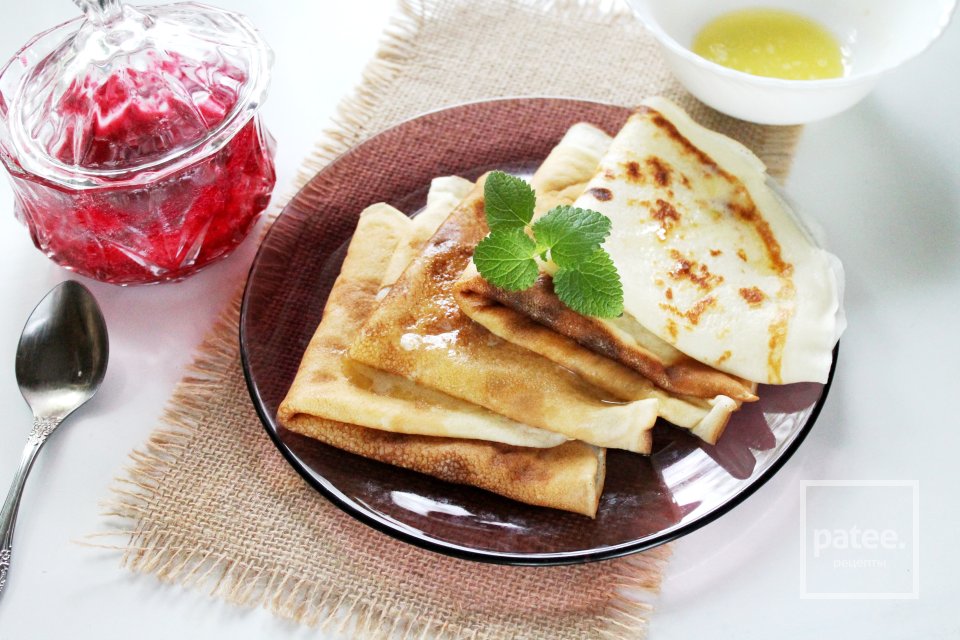 Блинчики ванильные на молоке и кефире - Шаг 14