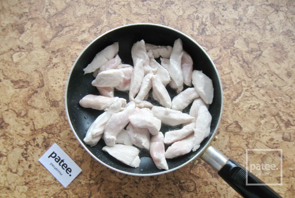 Фрикасе с грибами и кабачком - Шаг 3