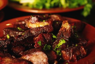 Ажьы дзны – шашлык из свежего мяса