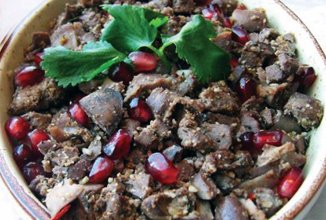 Амгуачапа – субпродукты, вареные с ореховой массой - акачпей