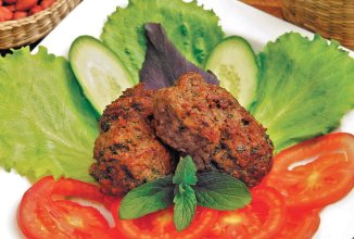 Баранина жареная по-абхазски