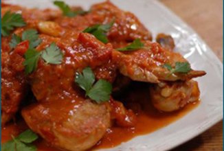 Цыпленок под томатным соусом