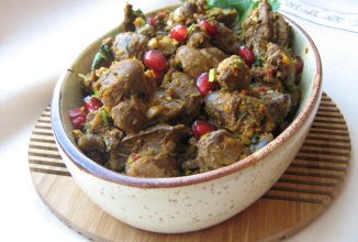 Куриные желудочки по-абхазски