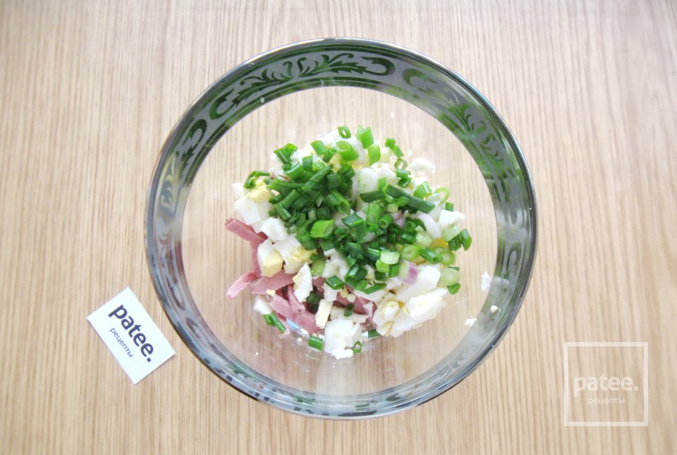 Салат с ветчиной и капустой - Шаг 4