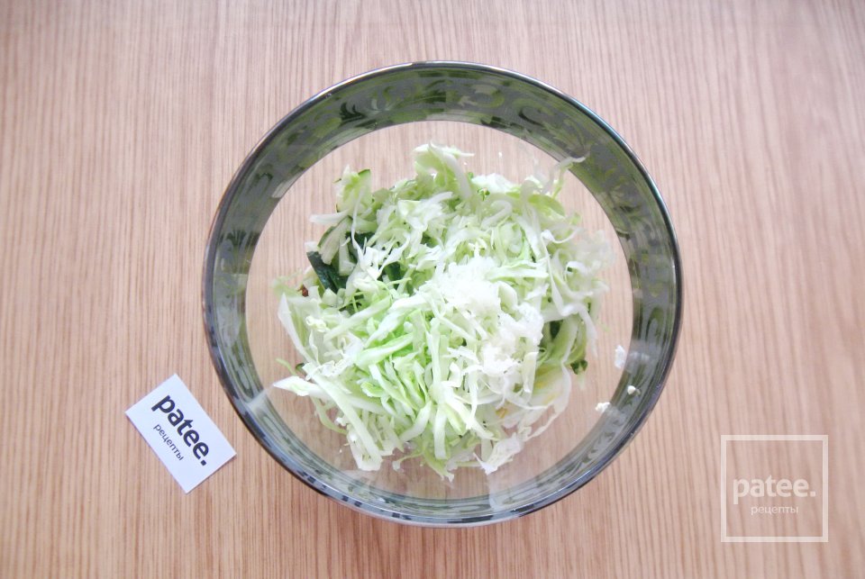 Салат с ветчиной и капустой - Шаг 7