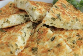 Очень ленивый хачапури на сковороде