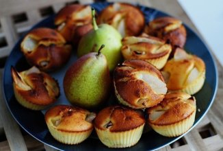Маффины с грушами