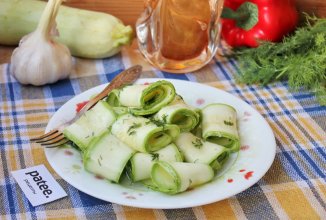 Маринованные кабачки быстрого приготовления