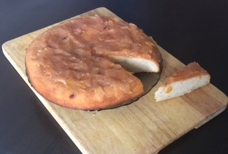 Домашний манник « на скорую руку» с яблочным повидлом