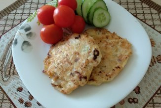 Куриные оладьи