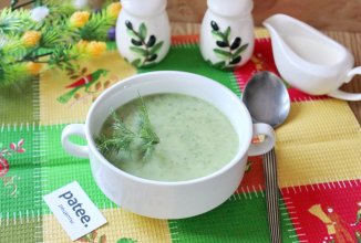 Суп-пюре со шпинатом