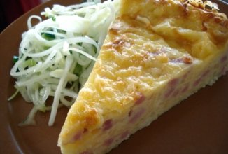 Быстрый сырный пирог