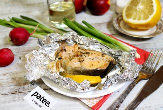 Лосось запеченный в фольге