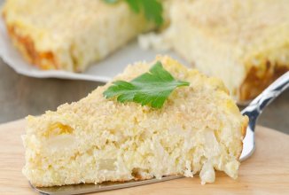 Постный пирог с капустой