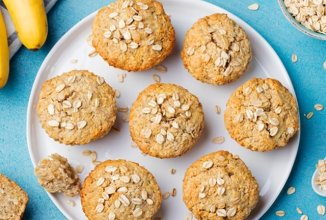 Овсяное печенье с бананом
