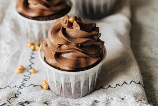 Шоколадные капкейки